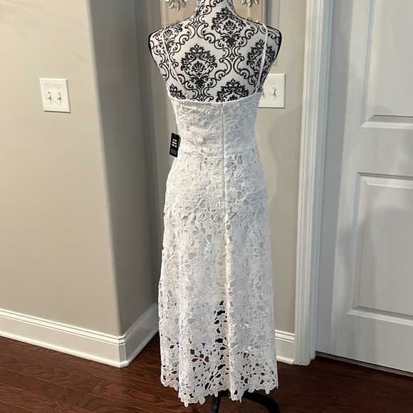 Express Floral Lace MIDI Dress - Picture 4 of 12